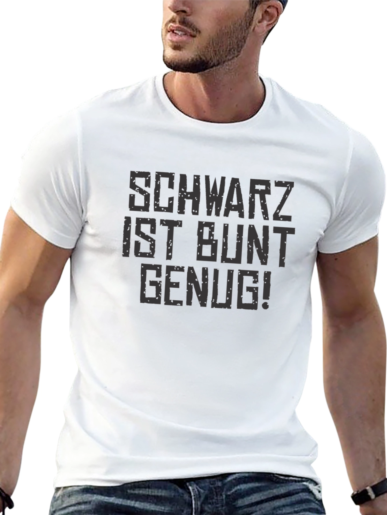 Schwarz Ist Bunt Genug! Graphic T-Shirt