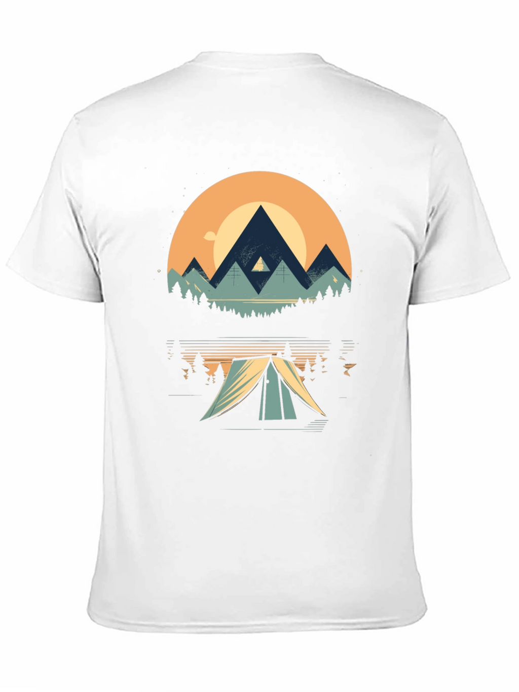 Nature Adventure Tee - Mountain Camping Graphic