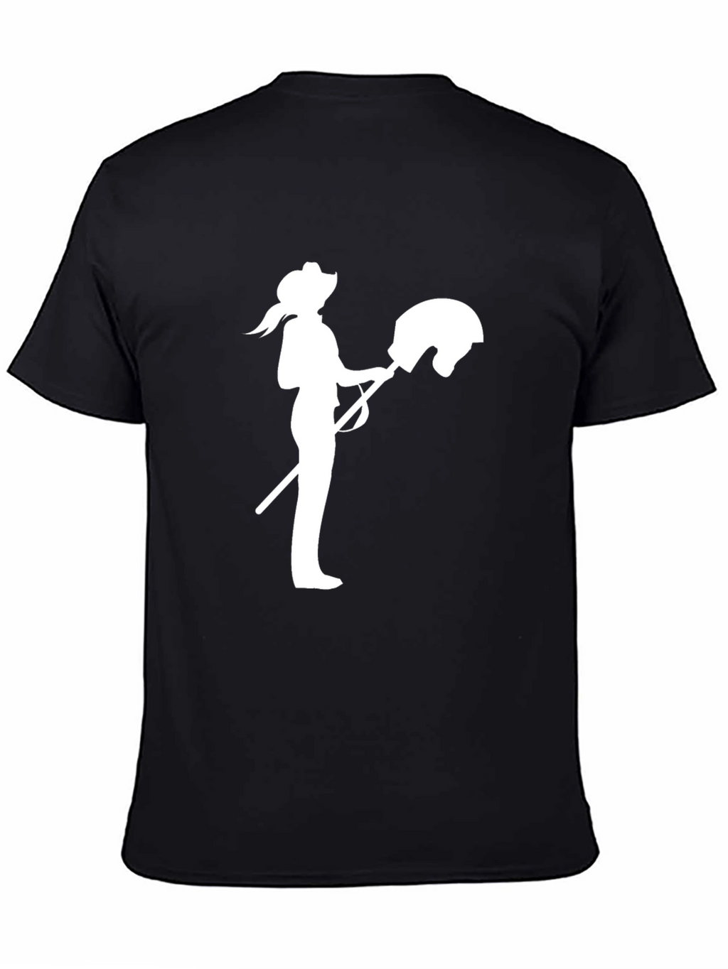 Cowgirl Hobby Horse Graphic Tee - Black
