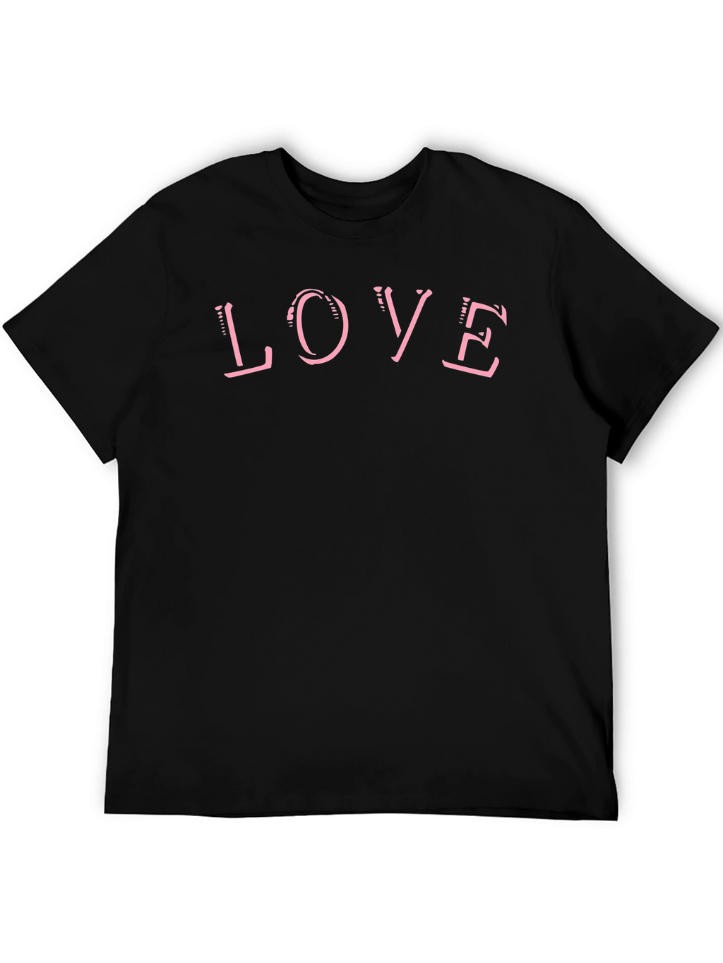 Love Graphic Print Crew Neck T-Shirt