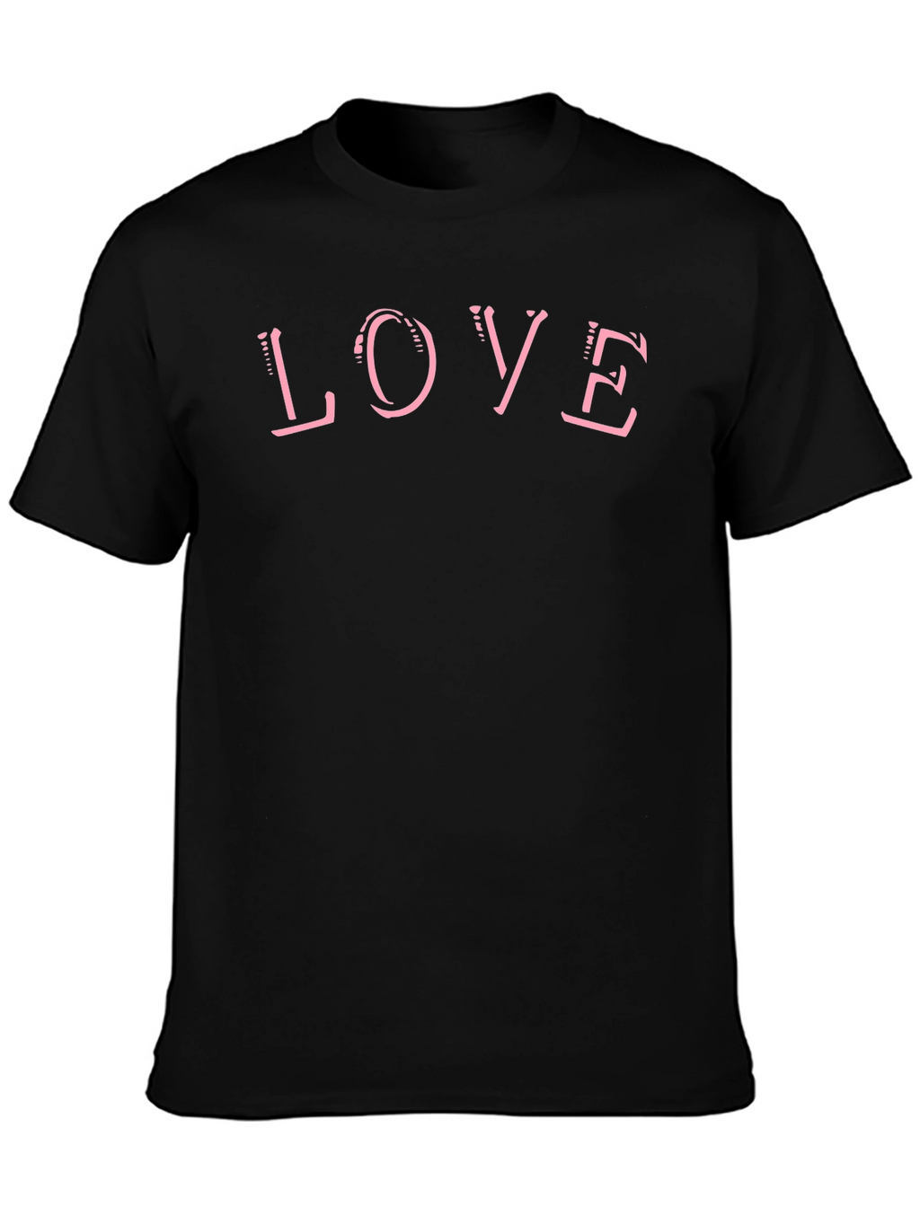 Love Graphic Print Crew Neck T-Shirt
