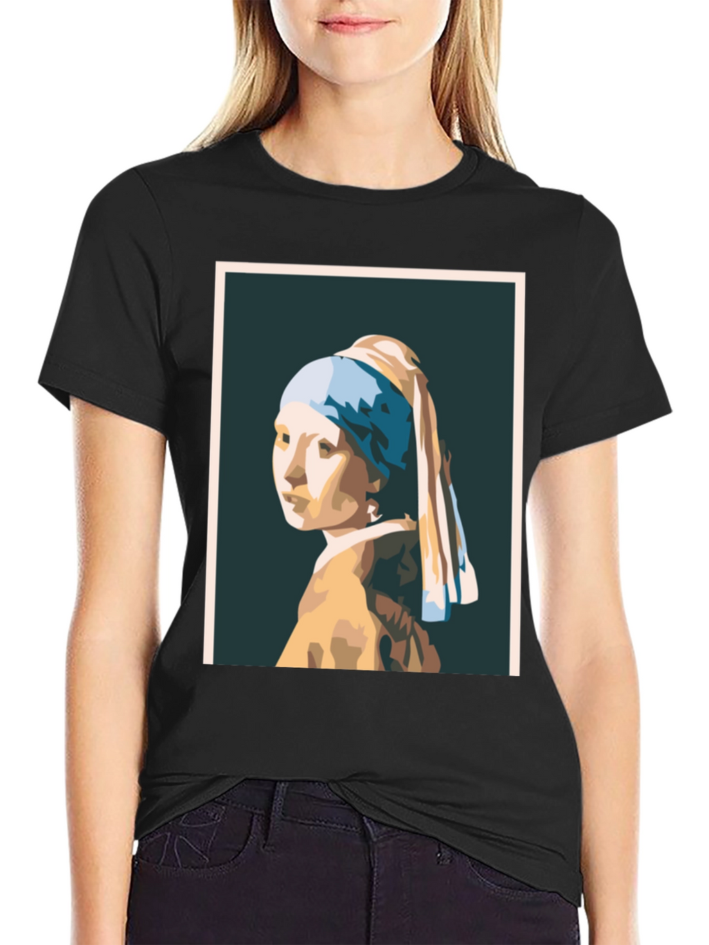 Girl with a Pearl Earring Graphic T-Shirt