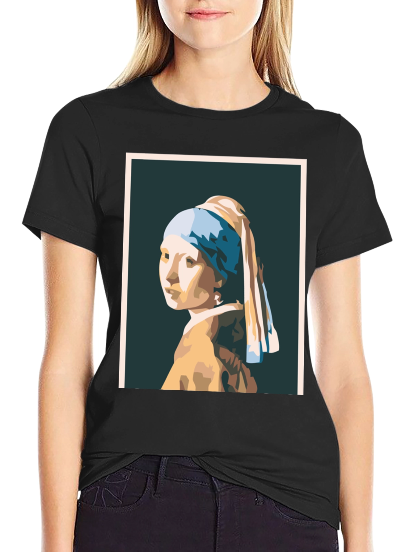 Girl with a Pearl Earring Graphic T-Shirt