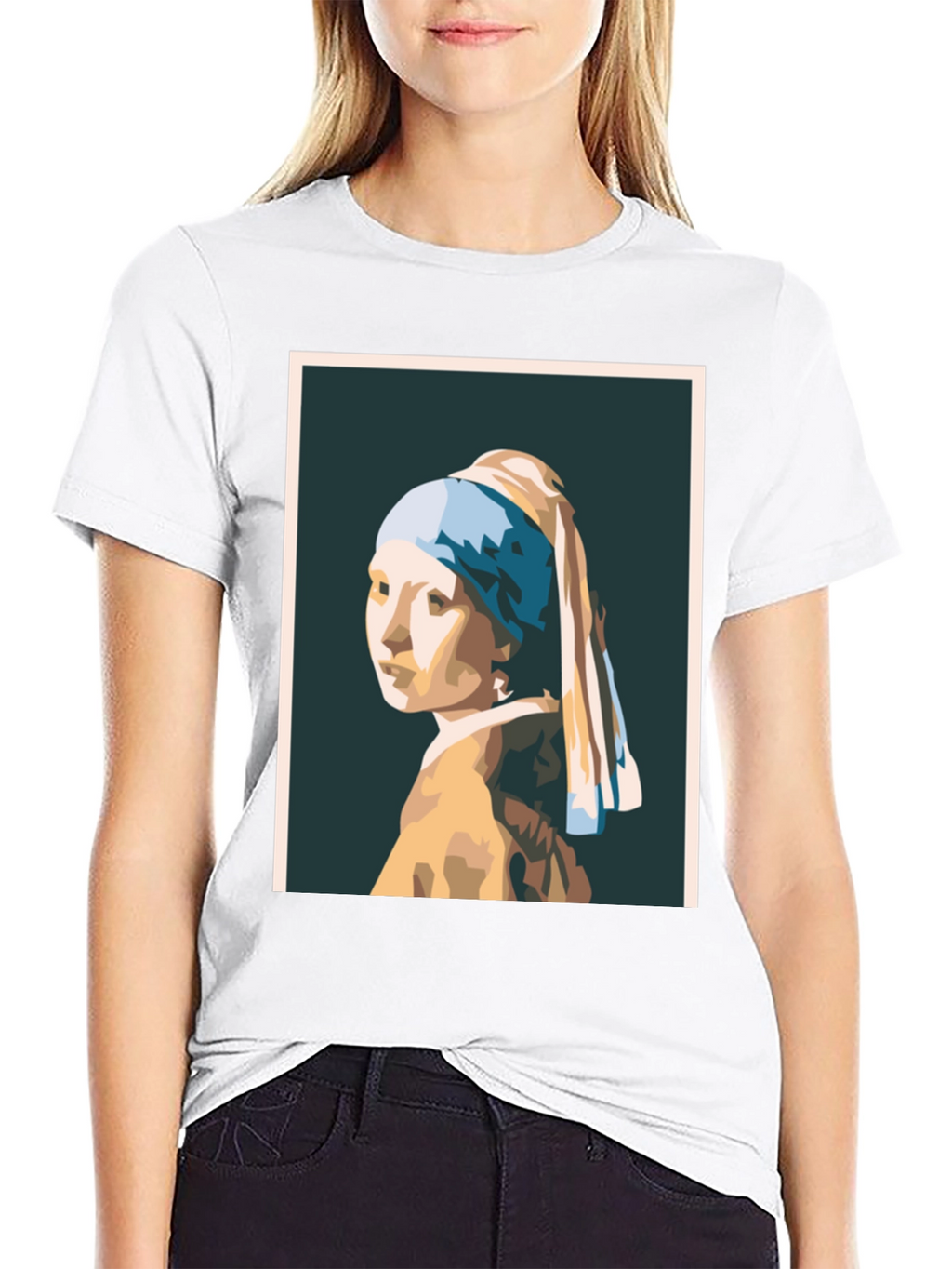 Girl with a Pearl Earring Graphic T-Shirt