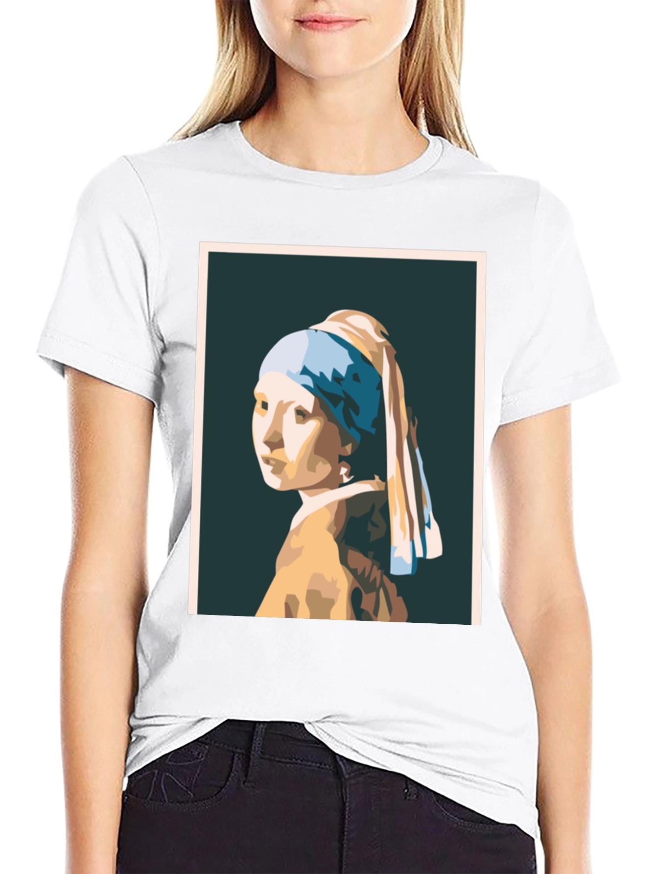 Girl with a Pearl Earring Graphic T-Shirt