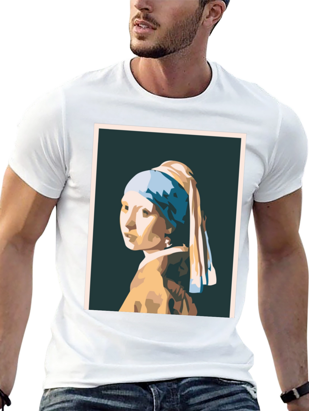 Girl with a Pearl Earring Graphic T-Shirt