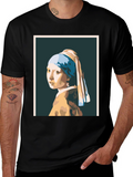 Girl with a Pearl Earring Graphic T-Shirt