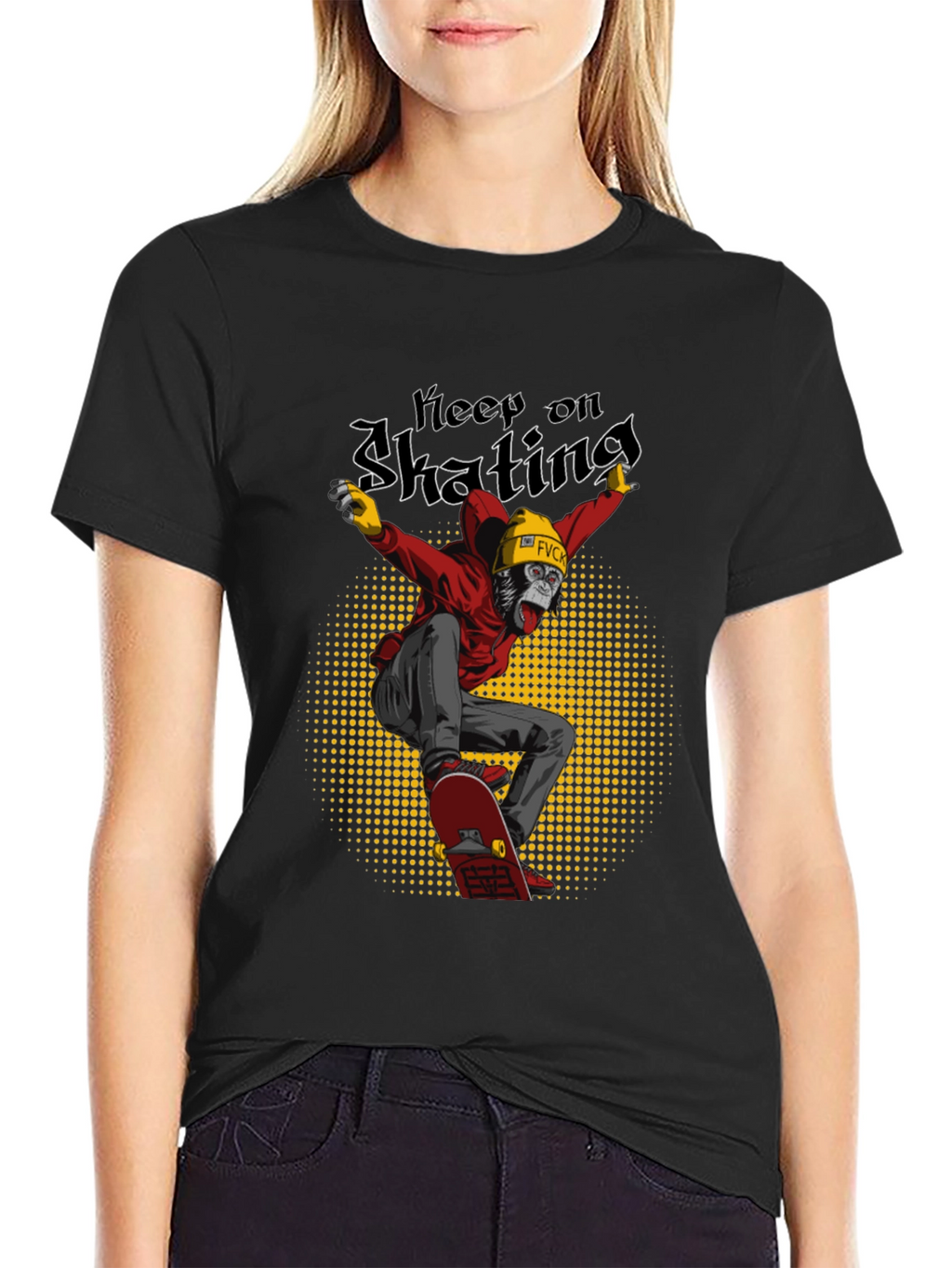 Keep on Skating Gorilla Graphic Tee