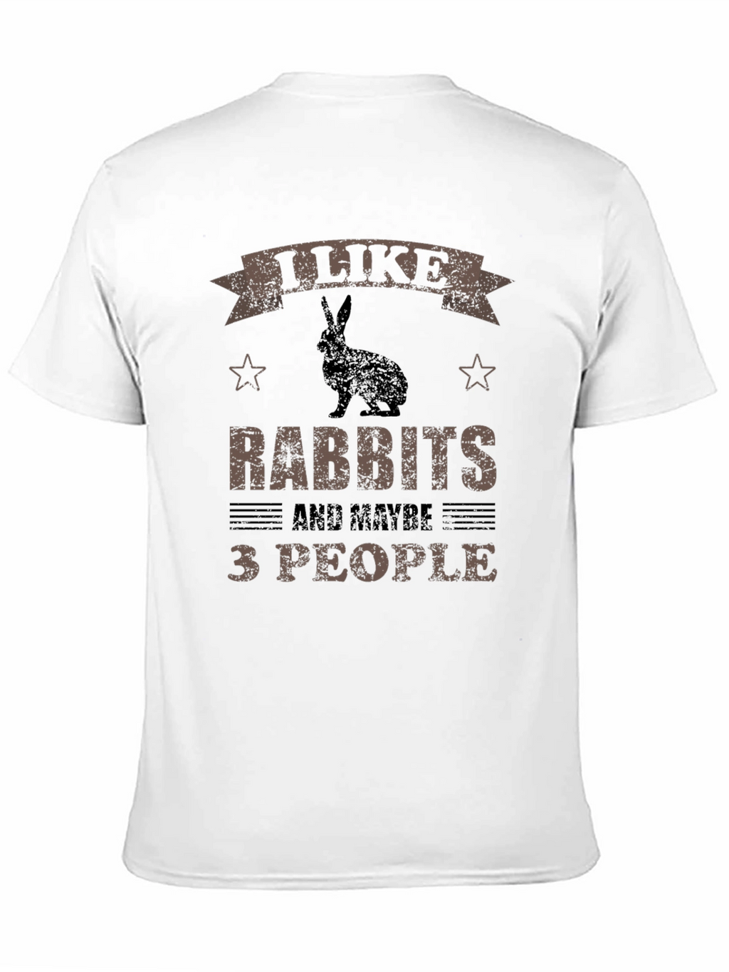 I Like Rabbits and Maybe 3 People T-Shirt