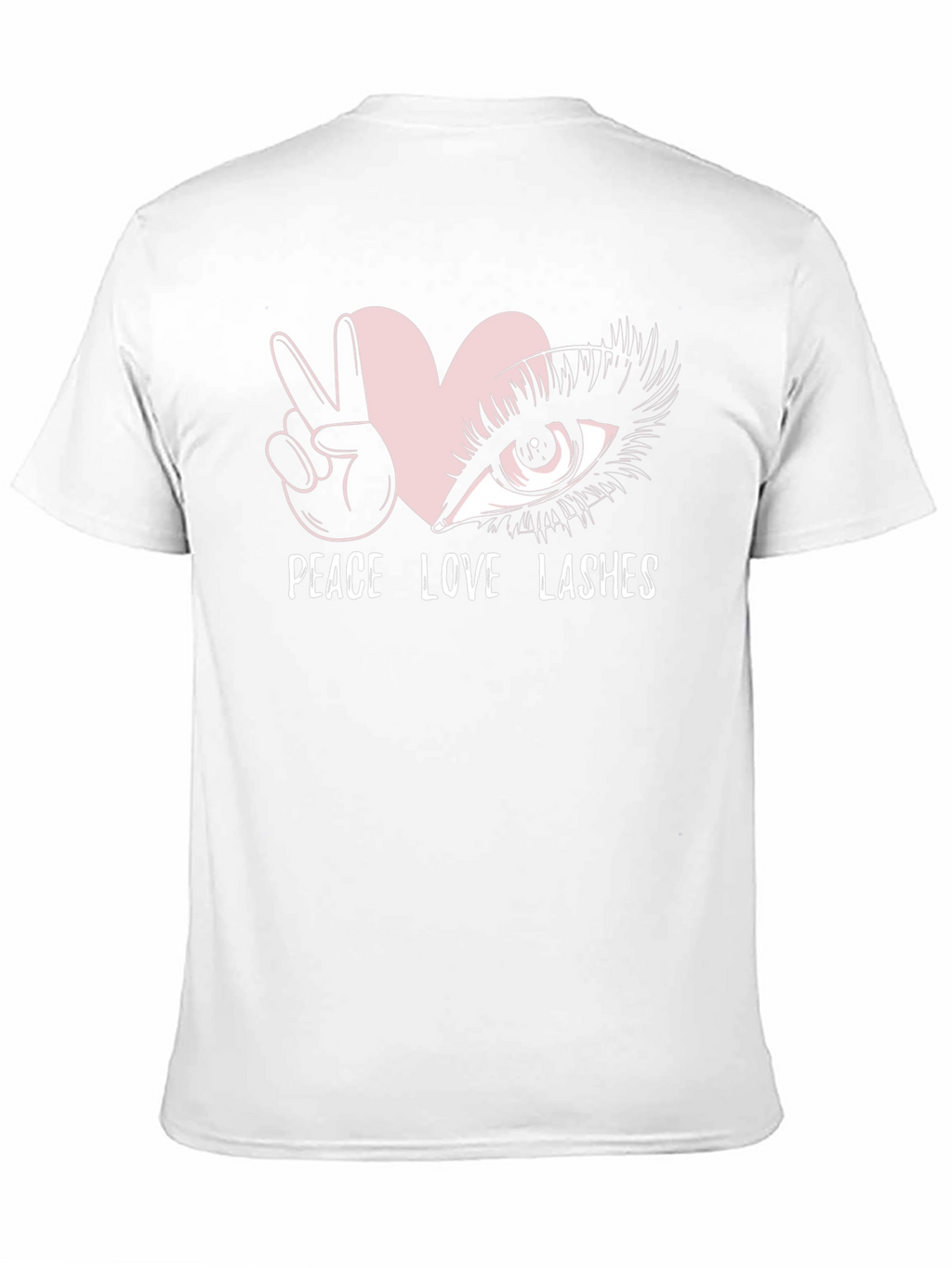Peace Love Lashes Graphic T-Shirt