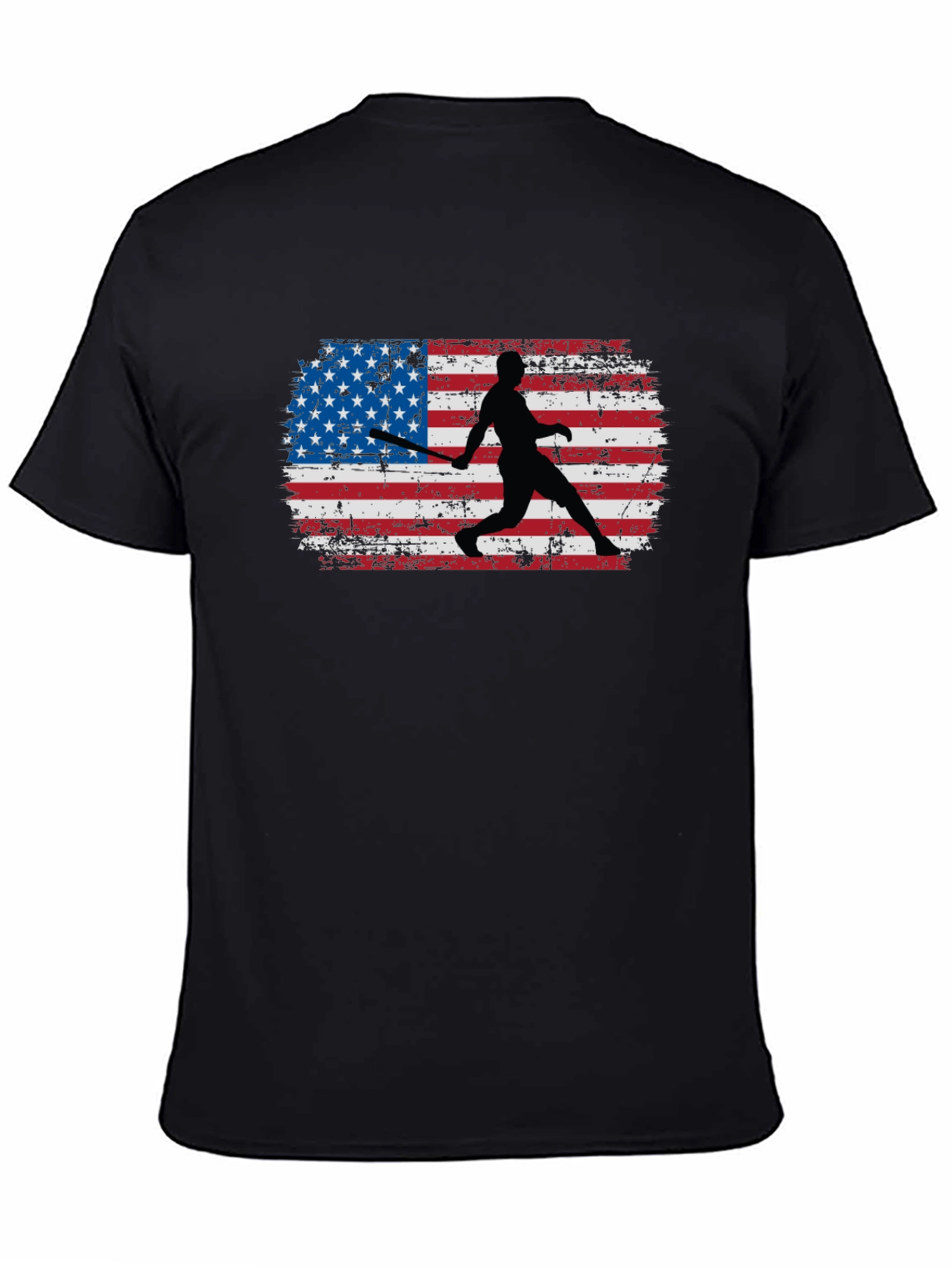 Baseball Flag Graphic T-Shirt