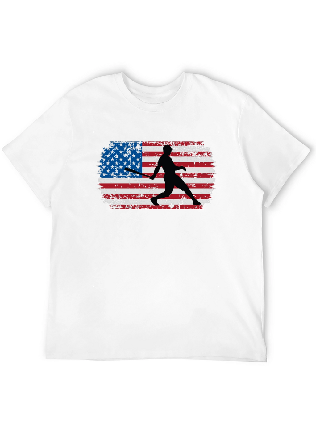 Baseball Flag Graphic T-Shirt