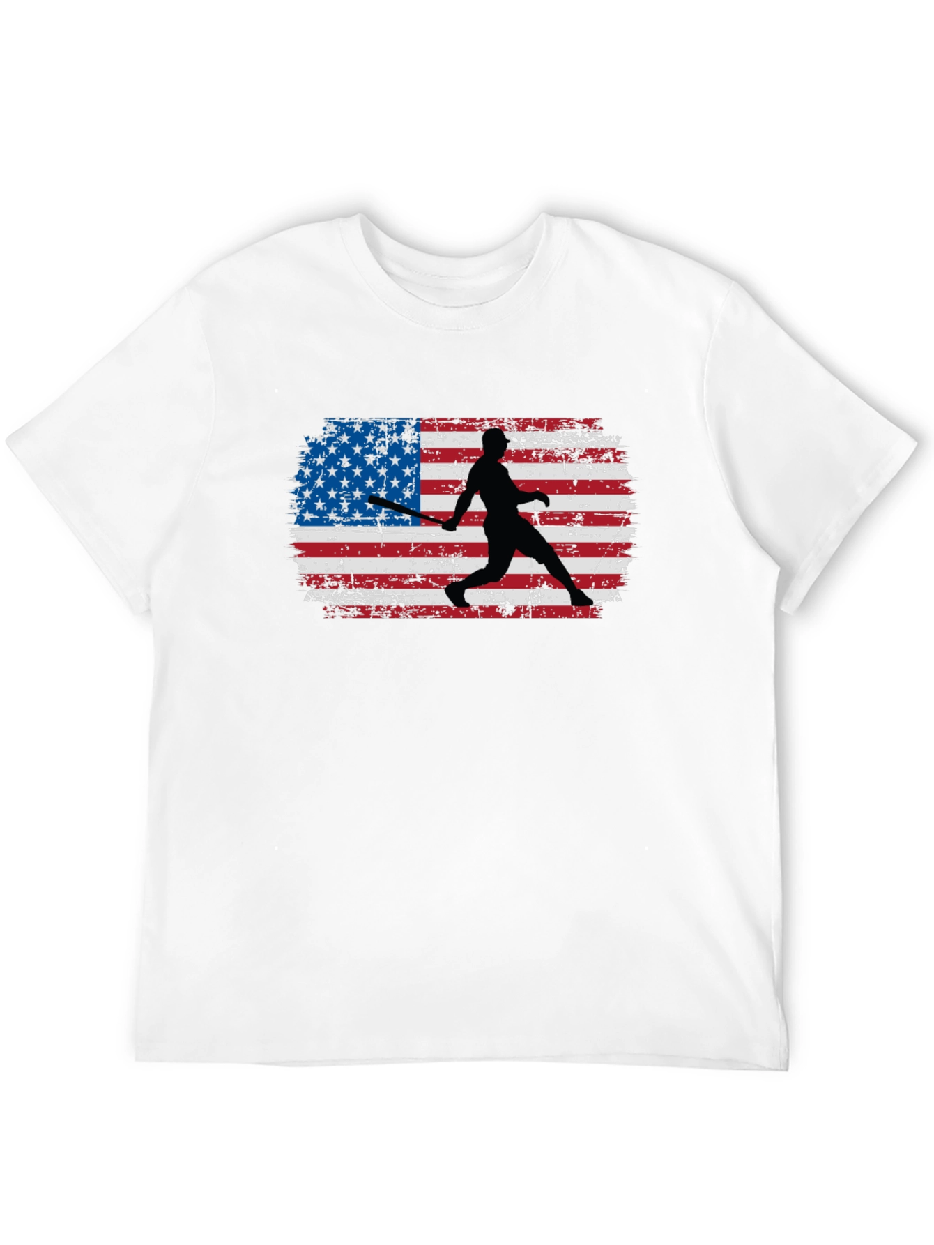 Baseball Flag Graphic T-Shirt