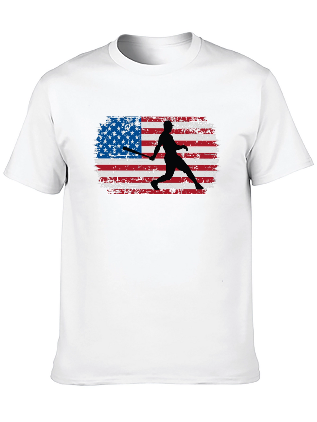 Baseball Flag Graphic T-Shirt