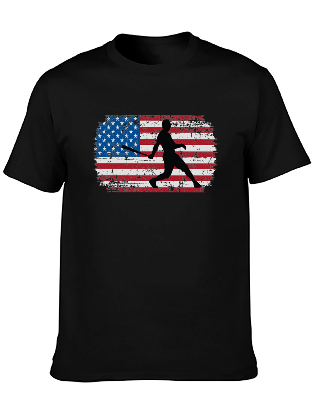 Baseball Flag Graphic T-Shirt