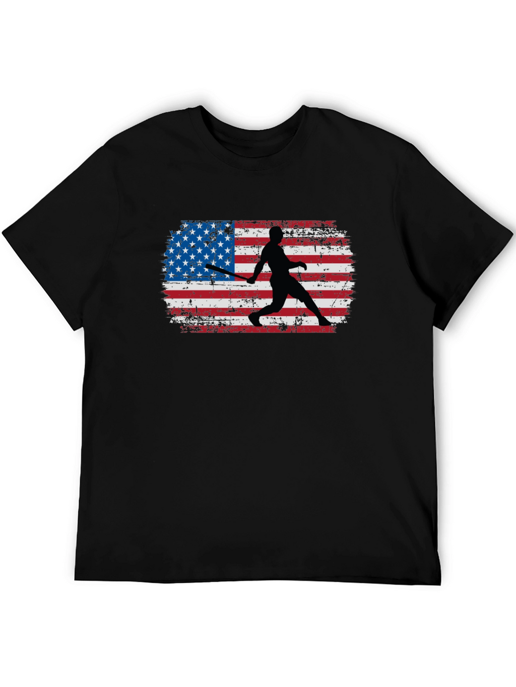 Baseball Flag Graphic T-Shirt