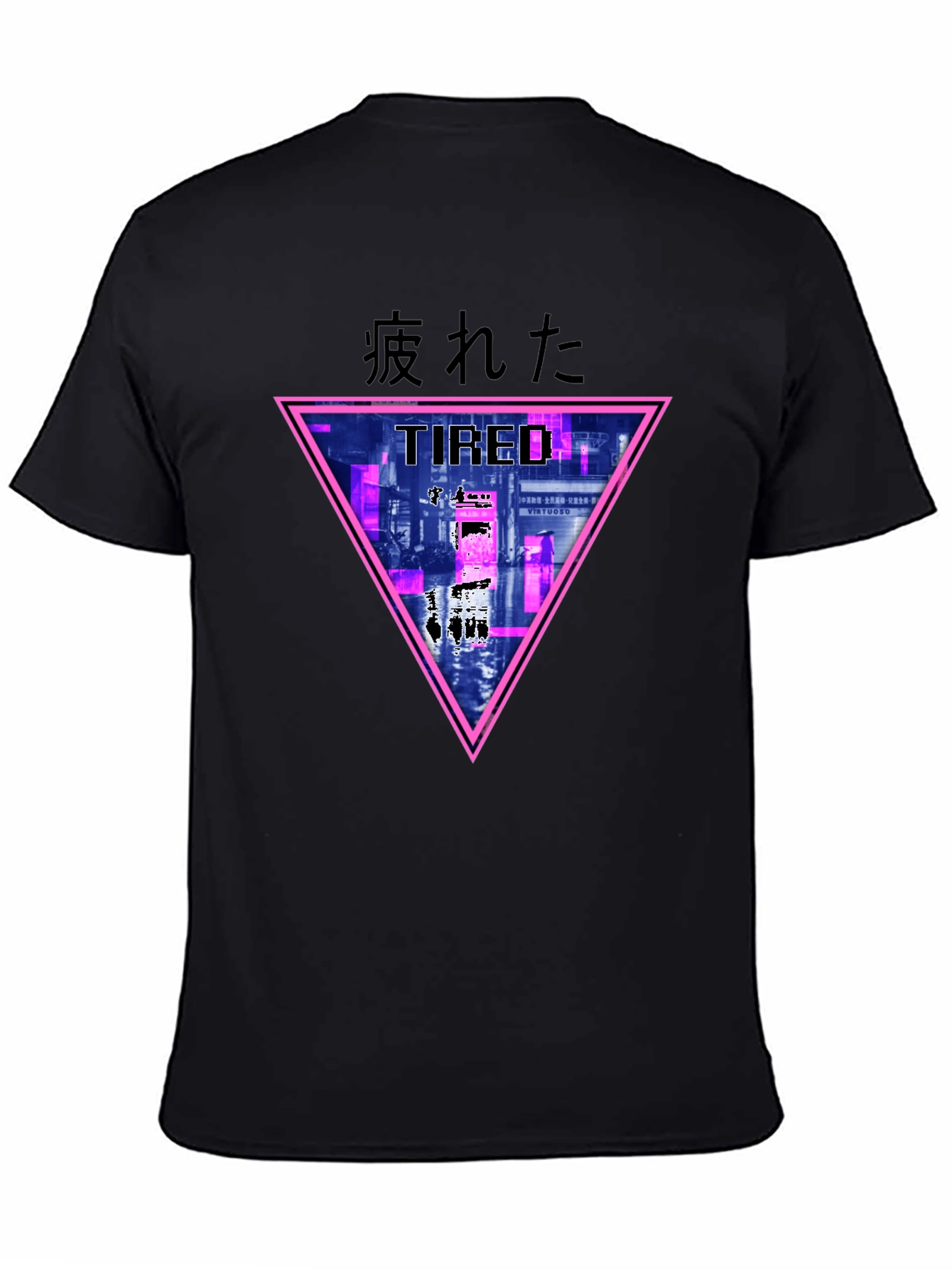 Tired Graphic Tee - Edgy Streetwear