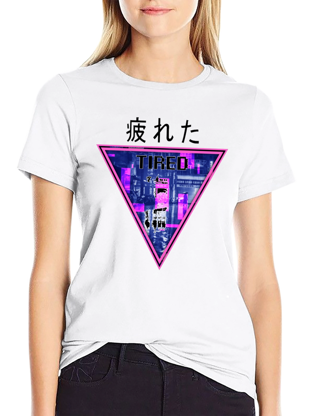Tired Graphic Tee - Edgy Streetwear