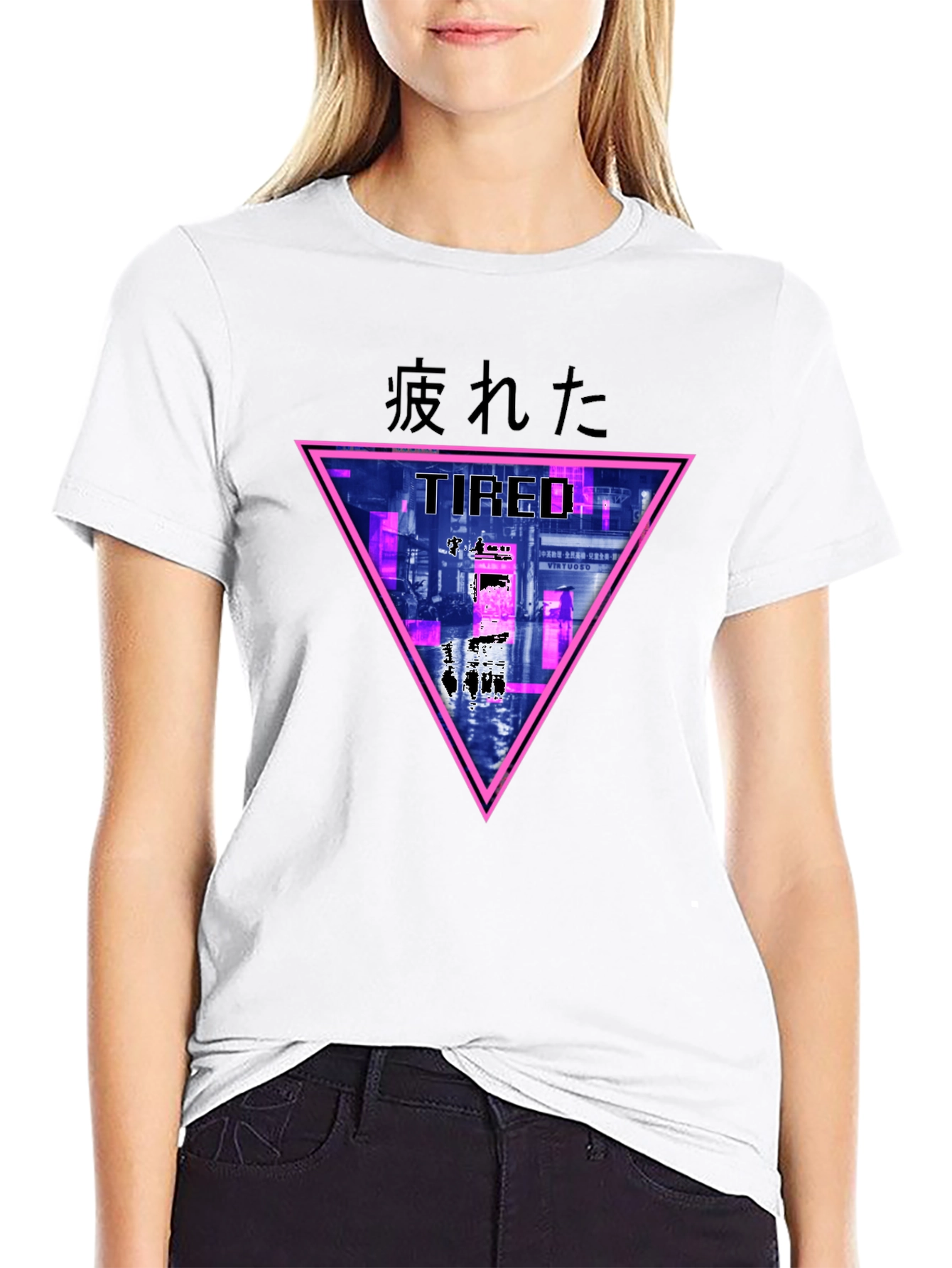 Tired Graphic Tee - Edgy Streetwear