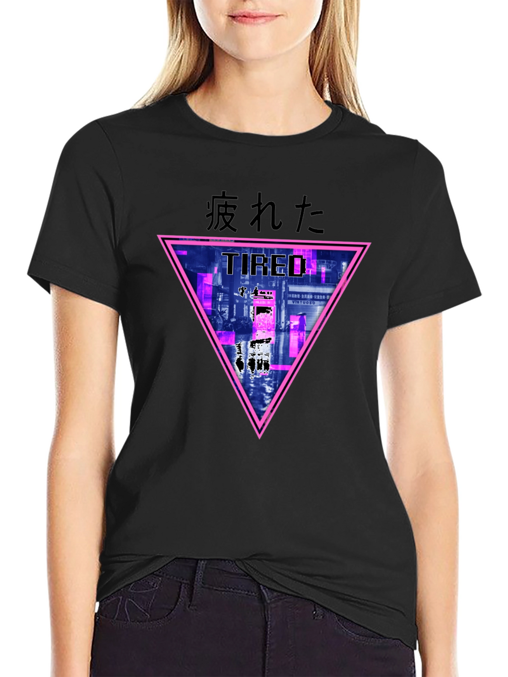 Tired Graphic Tee - Edgy Streetwear