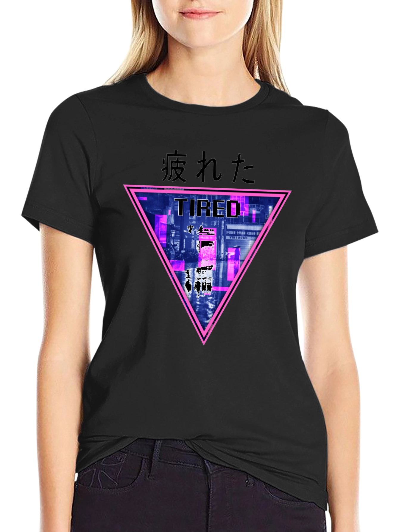 Tired Graphic Tee - Edgy Streetwear