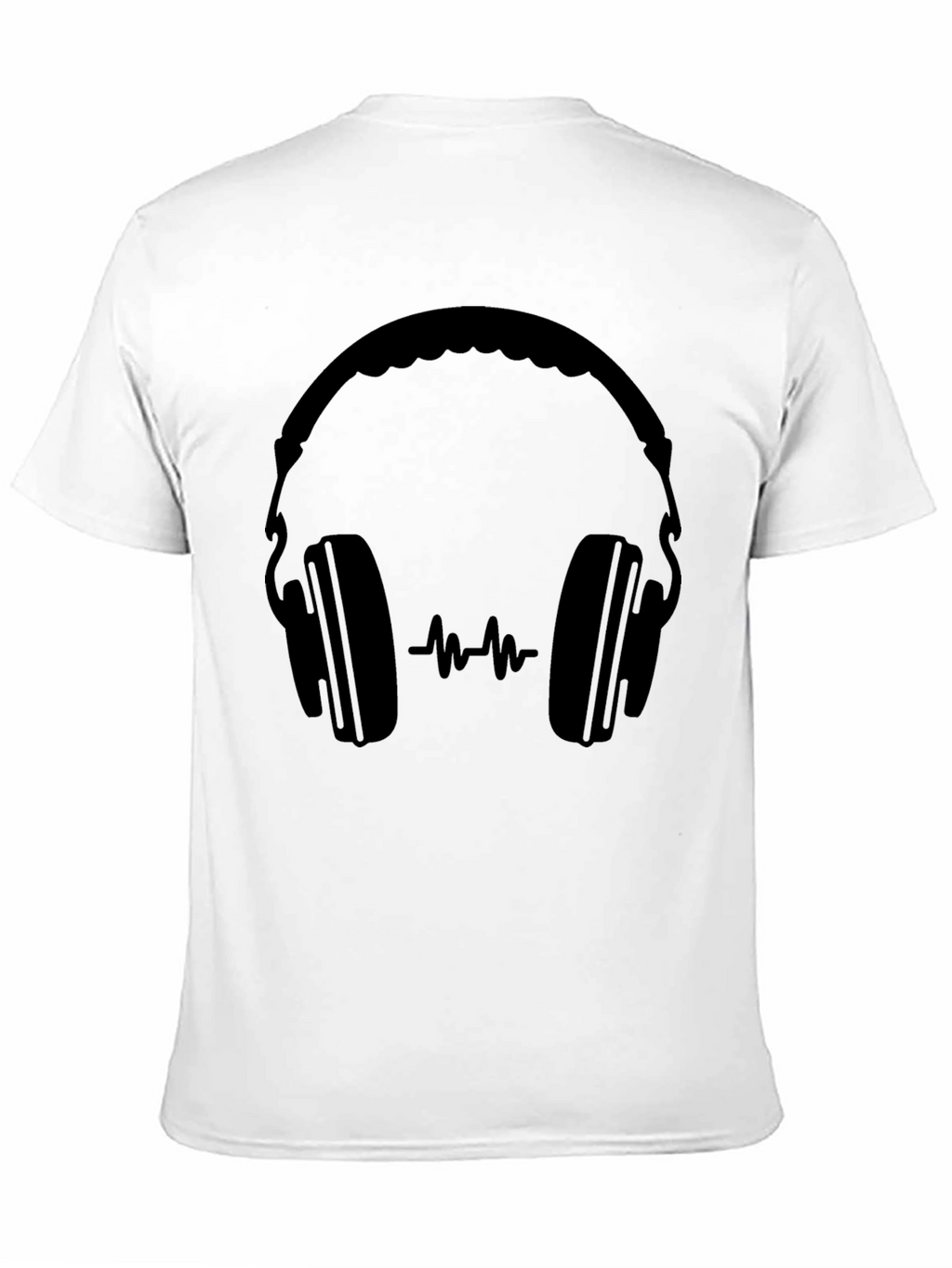 Headphones Graphic Tee - Modern Music Lover T-Shirt