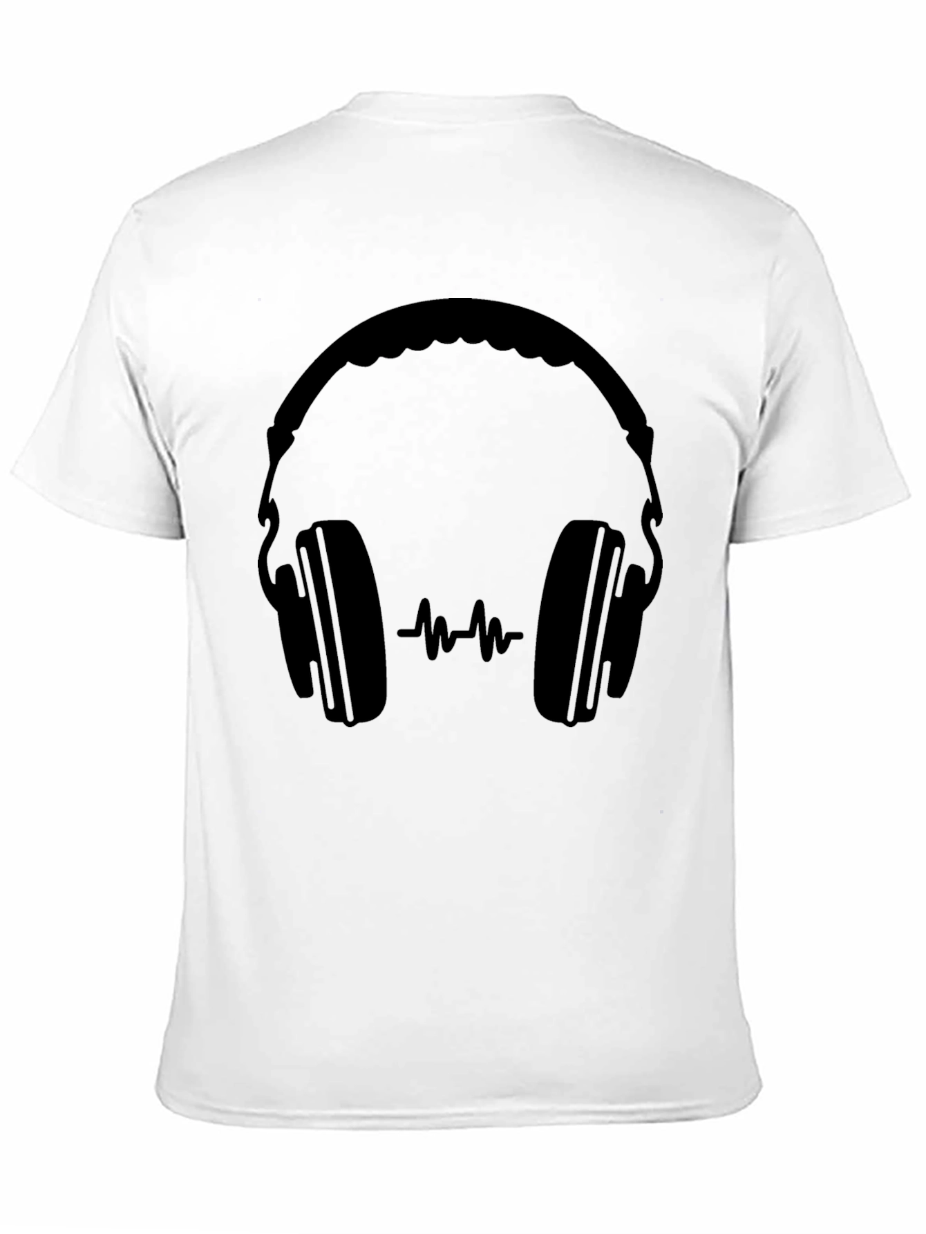 Headphones Graphic Tee - Modern Music Lover T-Shirt