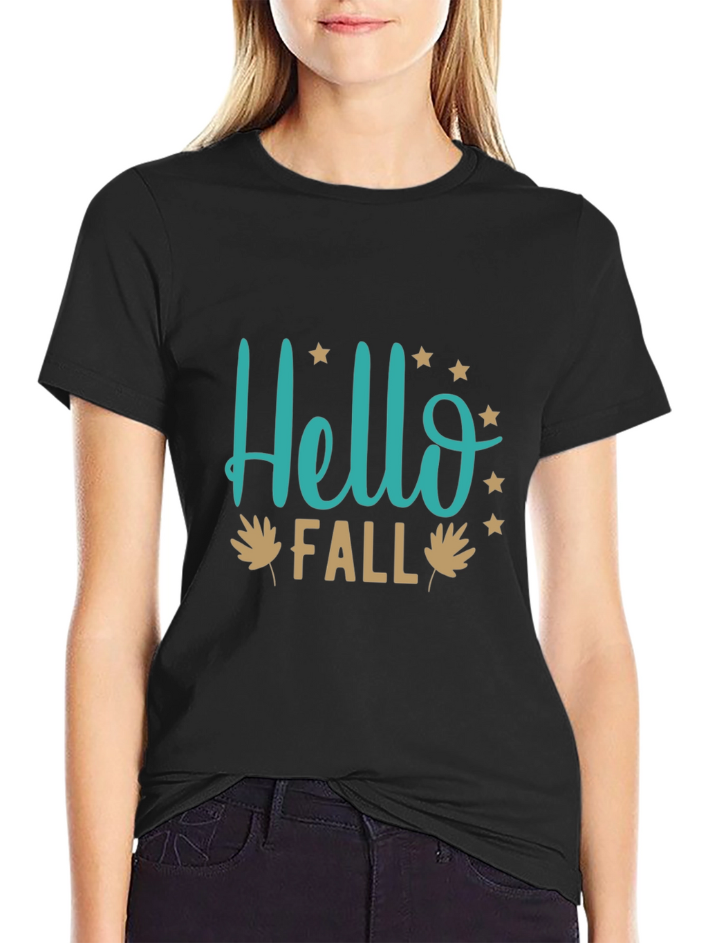 Hello Fall Graphic Tee - Stylish Autumn T-Shirt