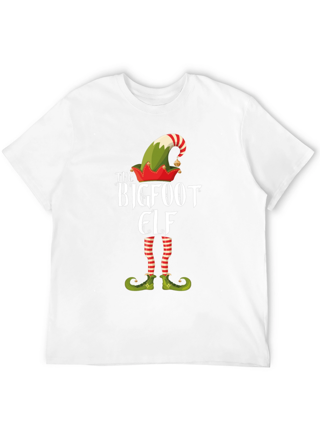 Bigfoot Elf Graphic Tee - Holiday Fun!