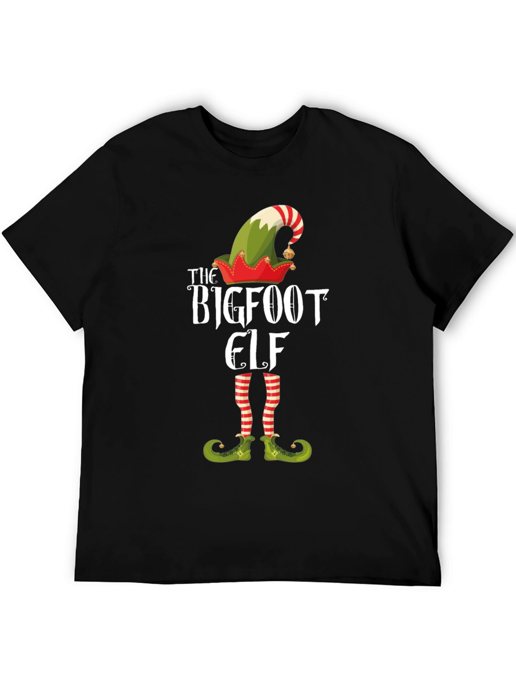 Bigfoot Elf Graphic Tee - Holiday Fun!