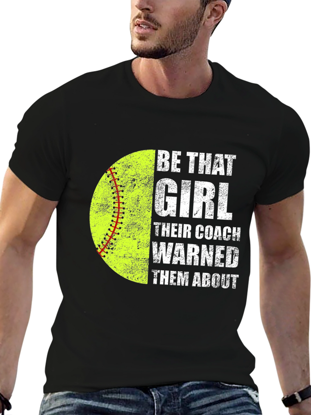Be That Girl Softball Graphic Tee