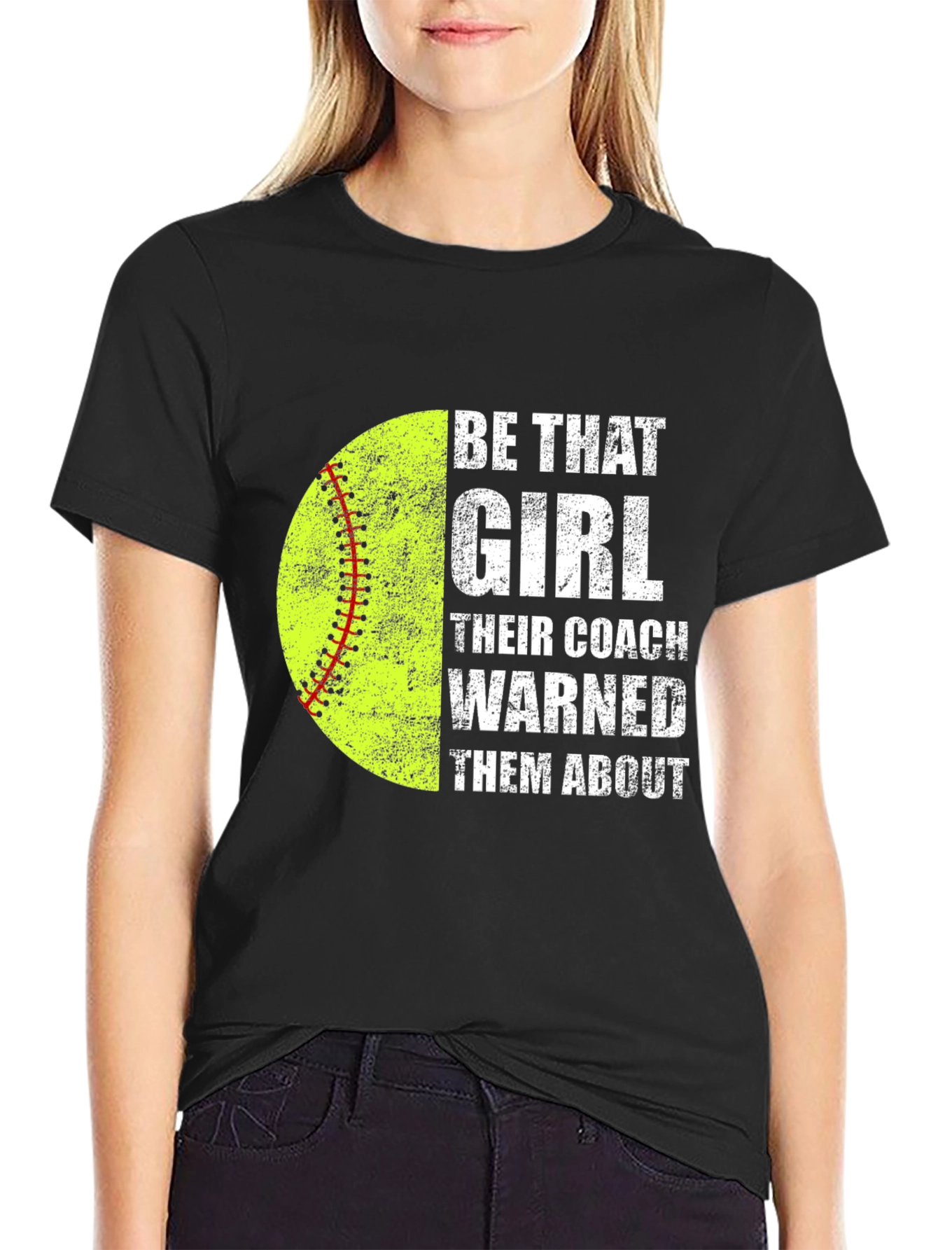Be That Girl Softball Graphic Tee