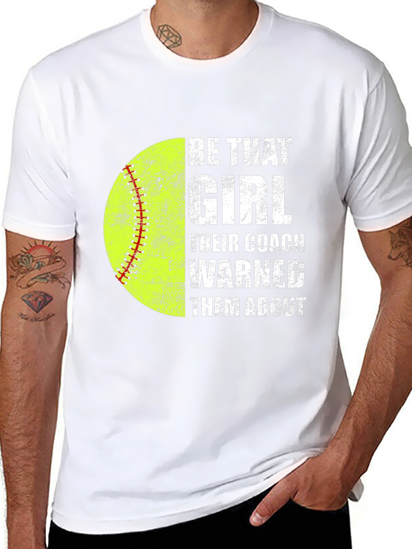 Be That Girl Softball Graphic Tee