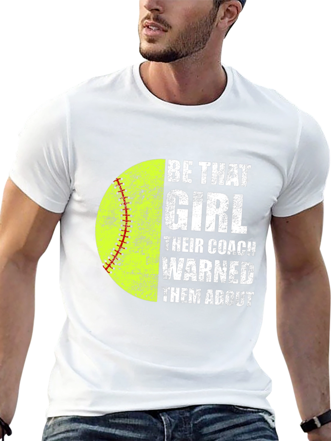 Be That Girl Softball Graphic Tee