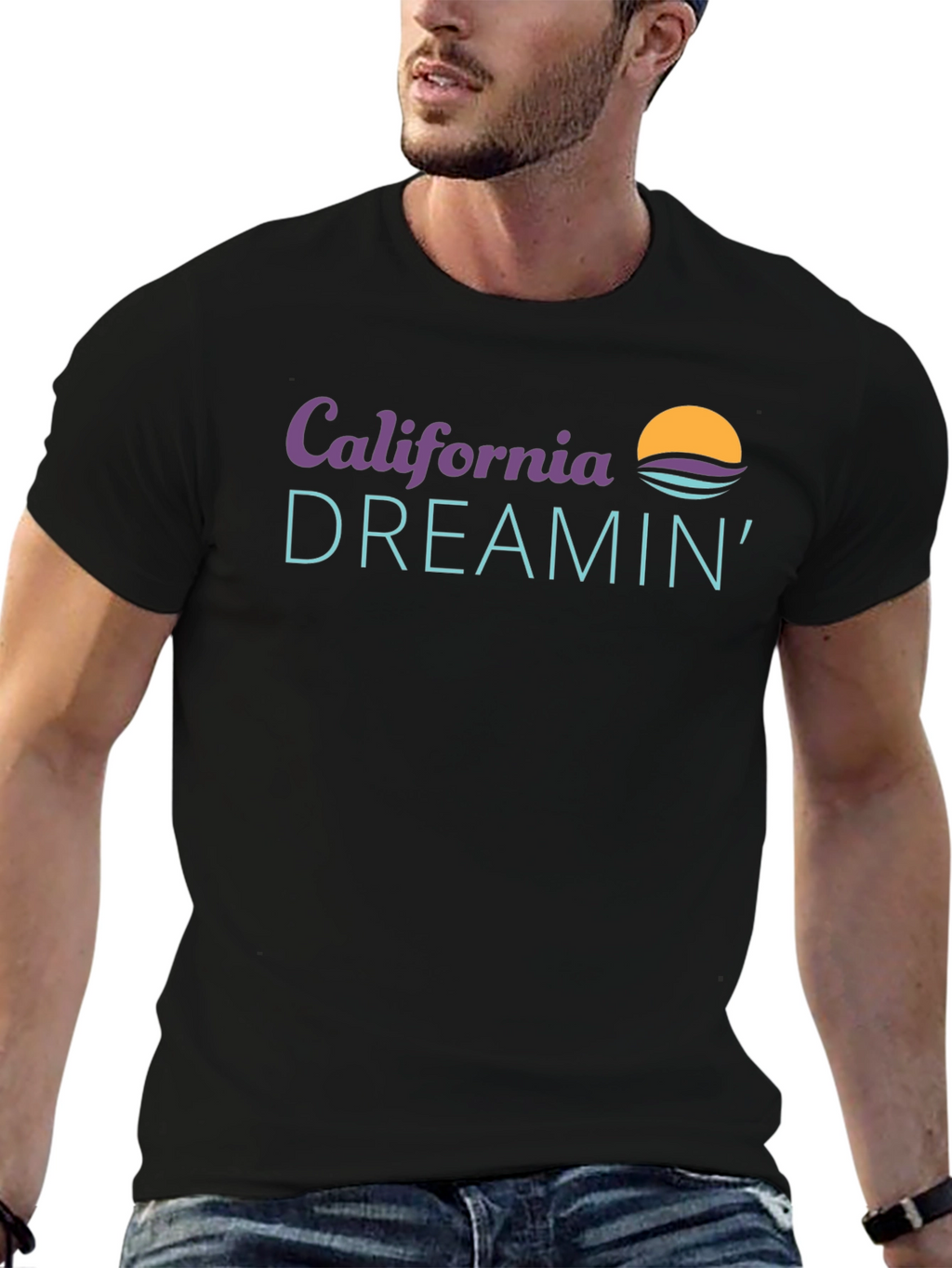 California Dreamin Graphic Tee - Black