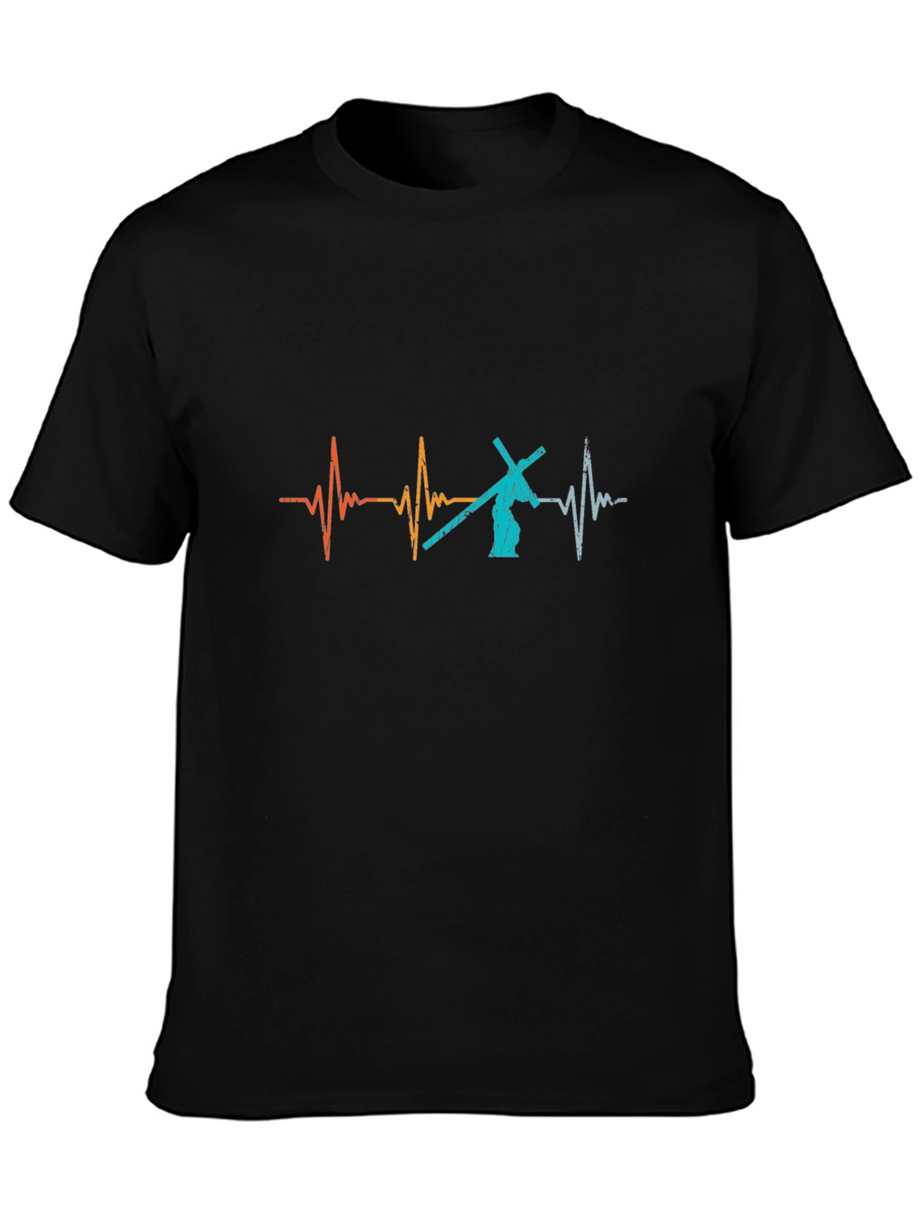 Jesus Heartbeat Black T-Shirt
