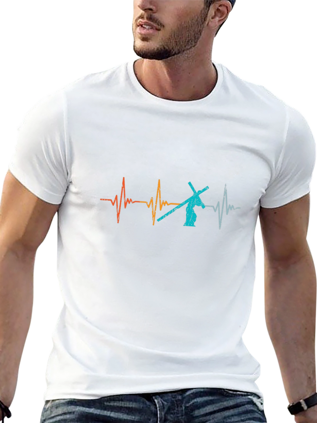 Jesus Heartbeat Black T-Shirt