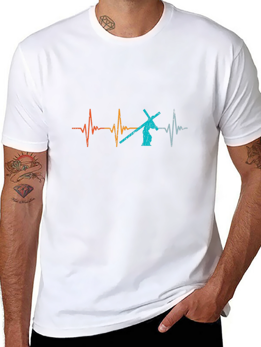 Jesus Heartbeat Black T-Shirt