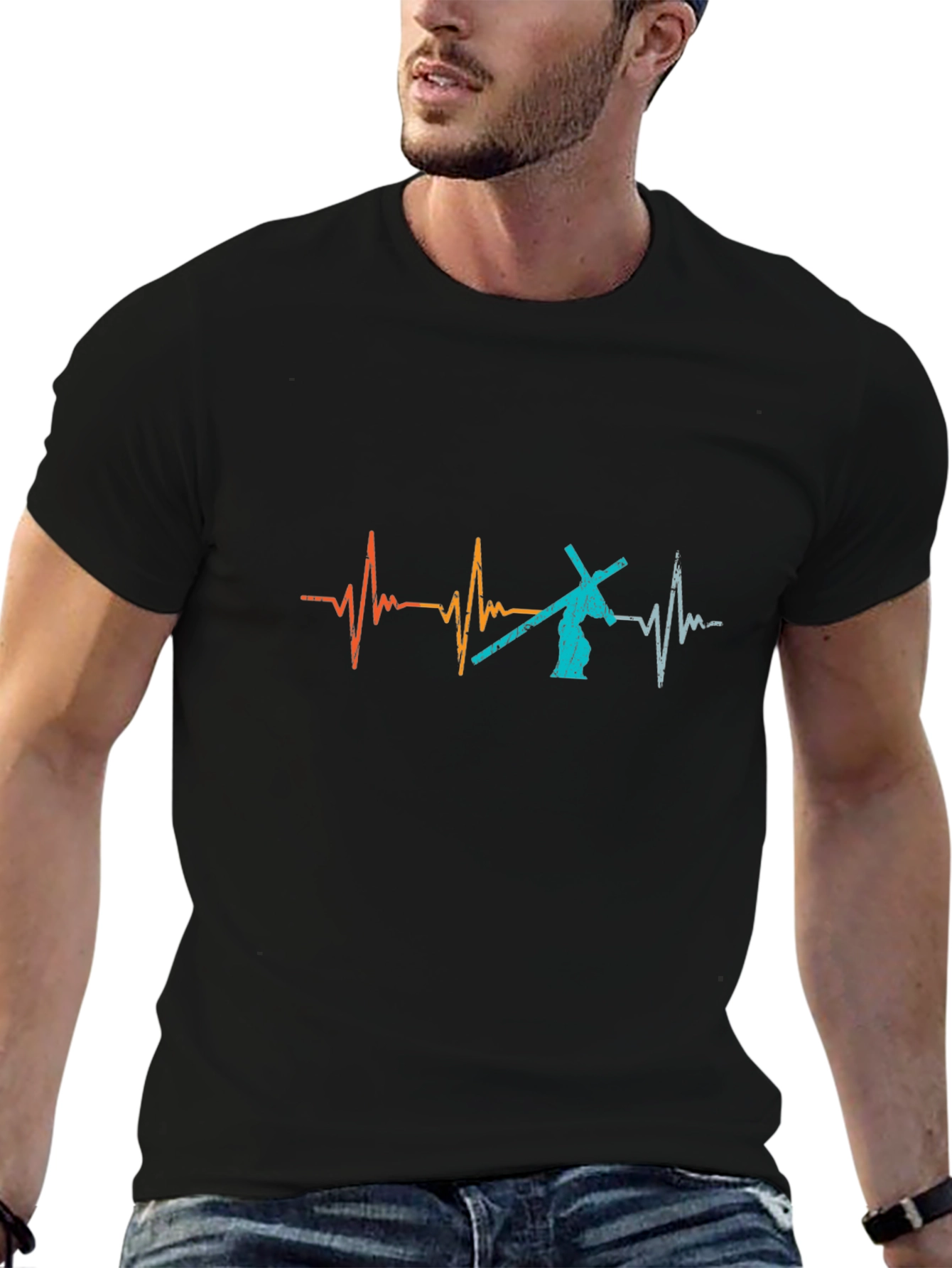 Jesus Heartbeat Black T-Shirt