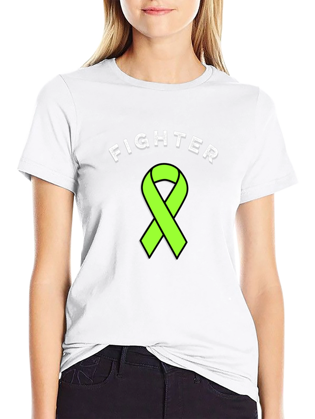 Fighter Ribbon Graphic T-Shirt