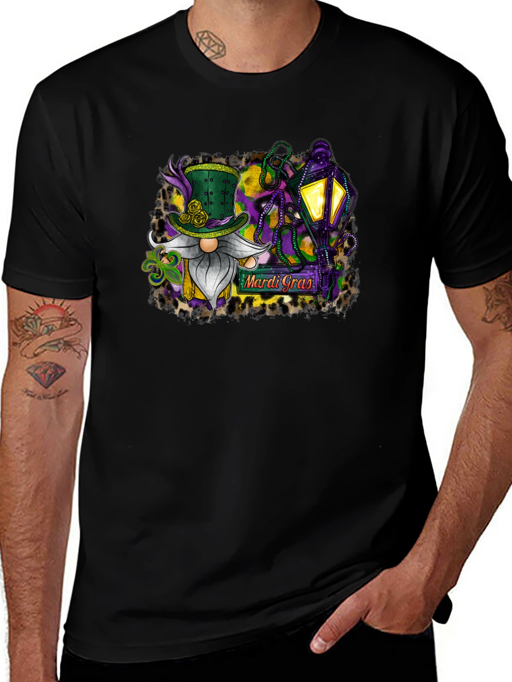Mardi Gras Gnome T-Shirt