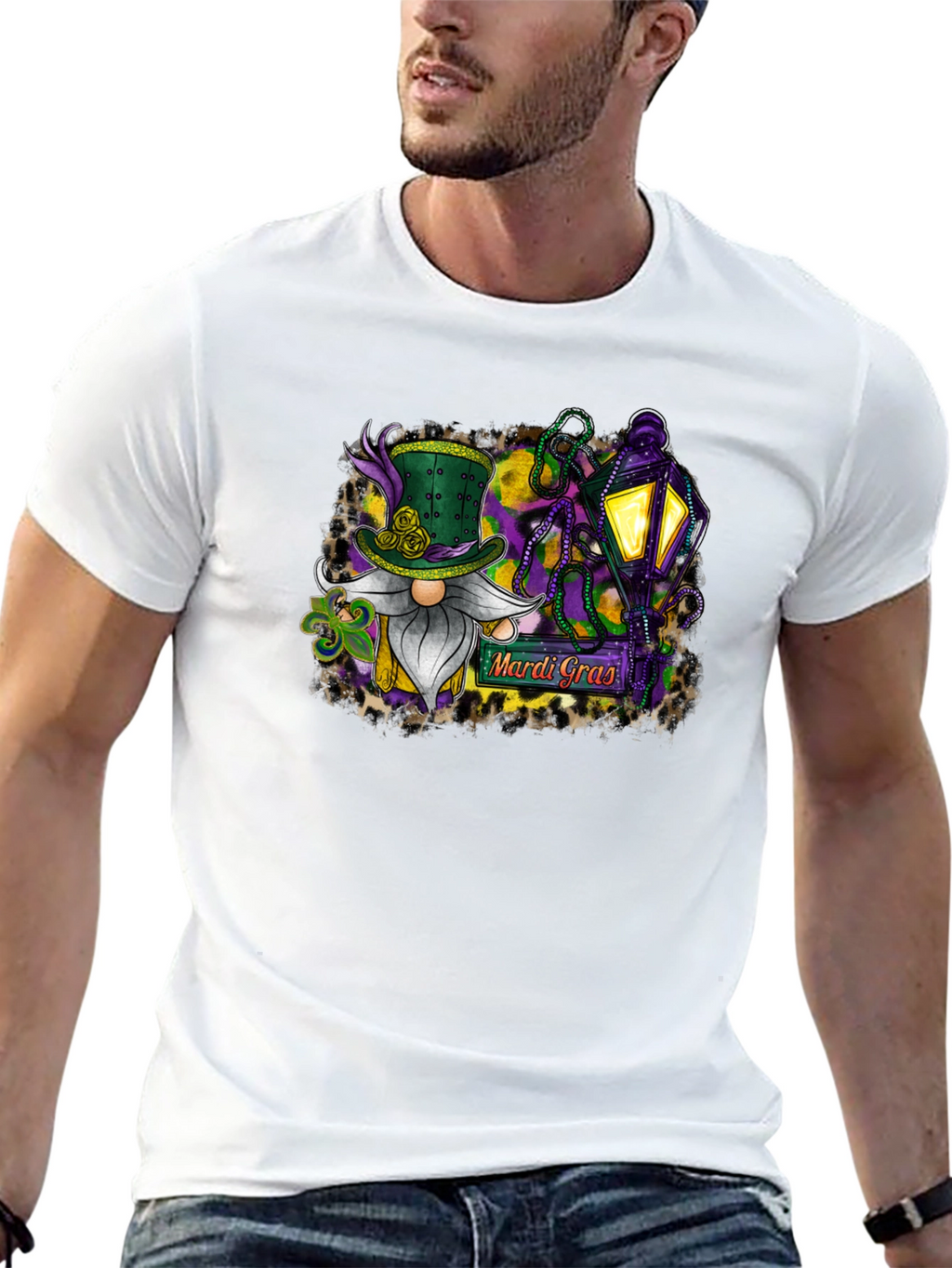 Mardi Gras Gnome T-Shirt