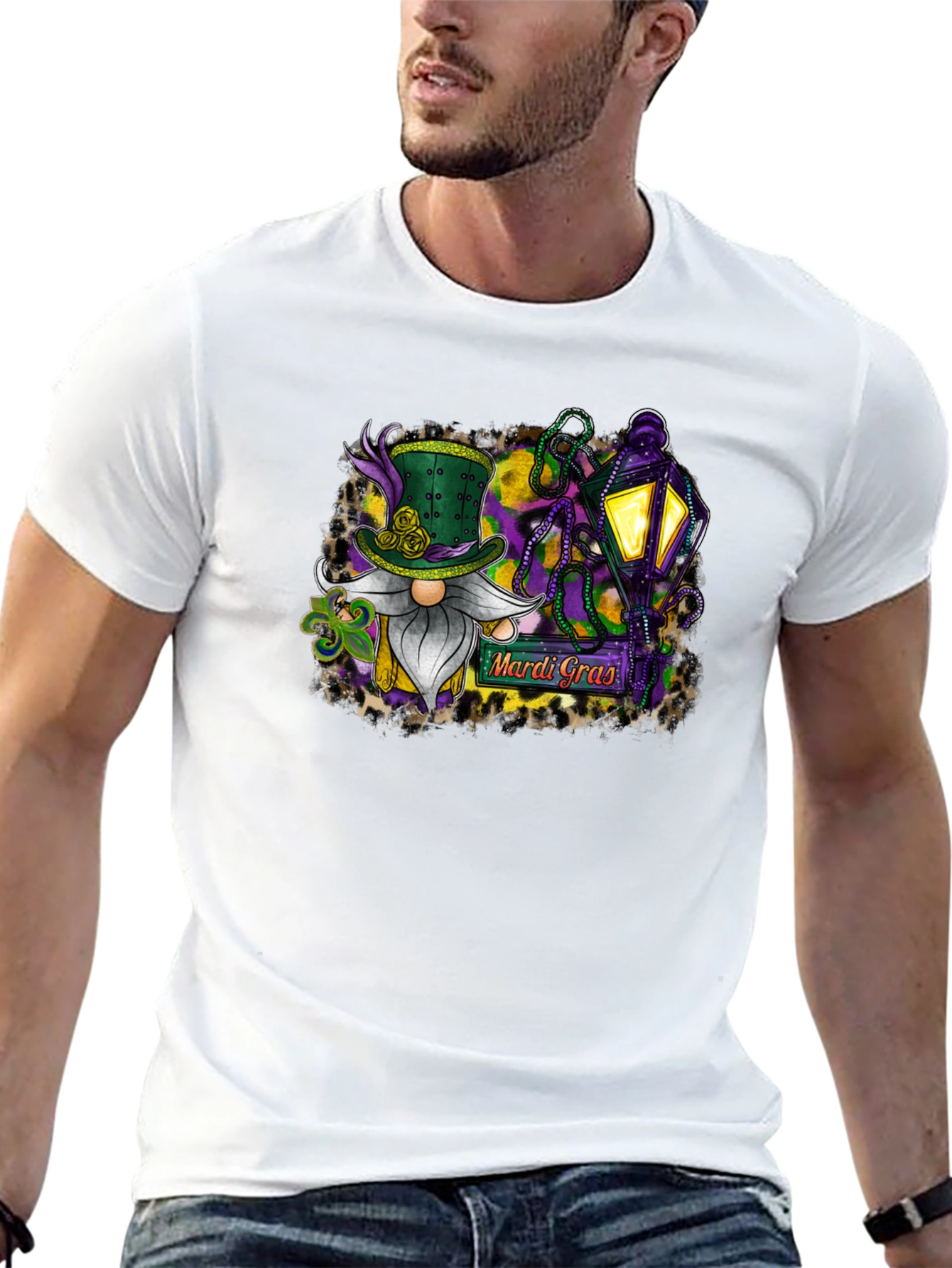 Mardi Gras Gnome T-Shirt