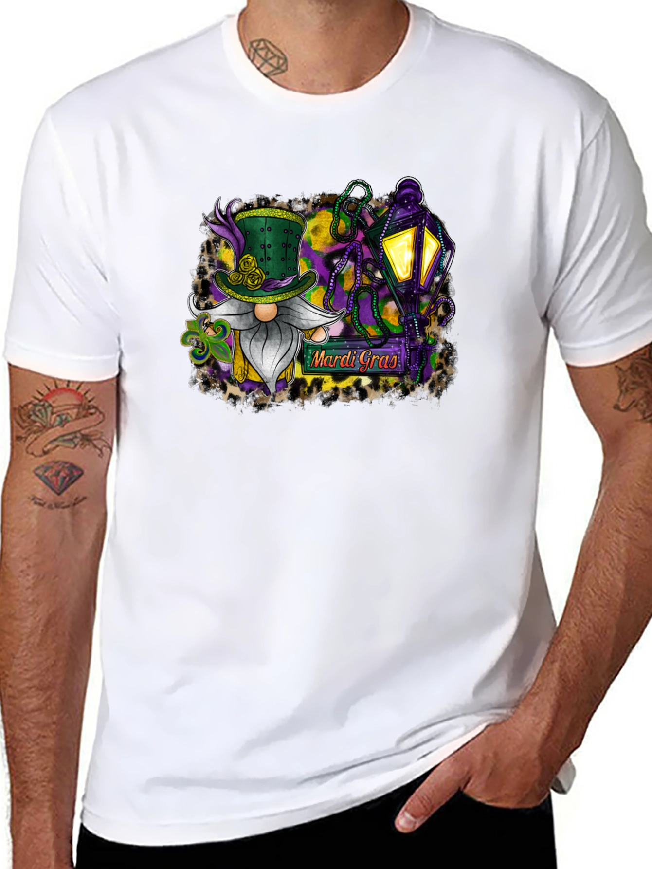 Mardi Gras Gnome T-Shirt