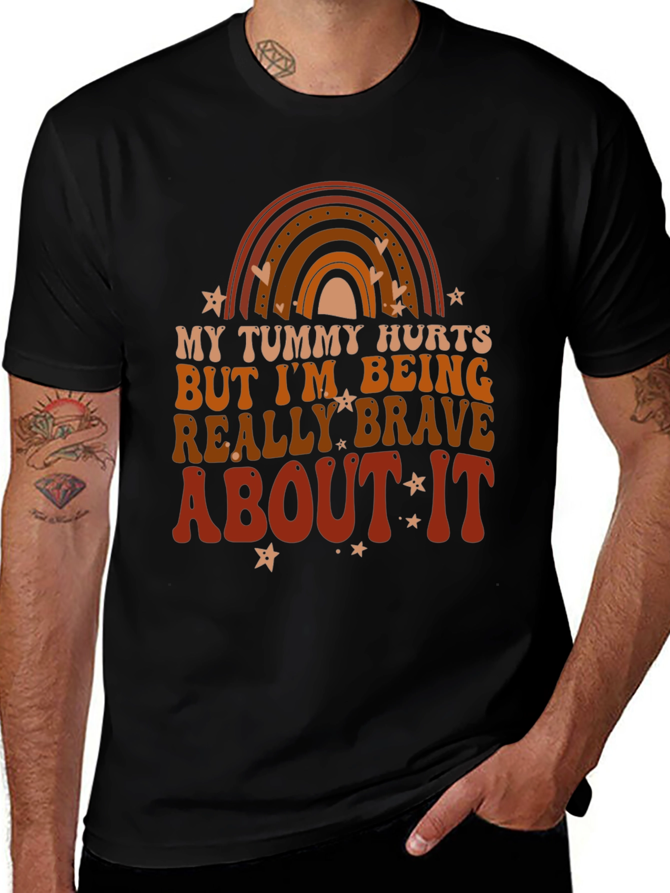 My Tummy Hurts Funny Graphic Tee