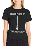 I Crack People Up Spine T-Shirt