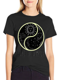 Yin Yang Find Balance Graphic Tee