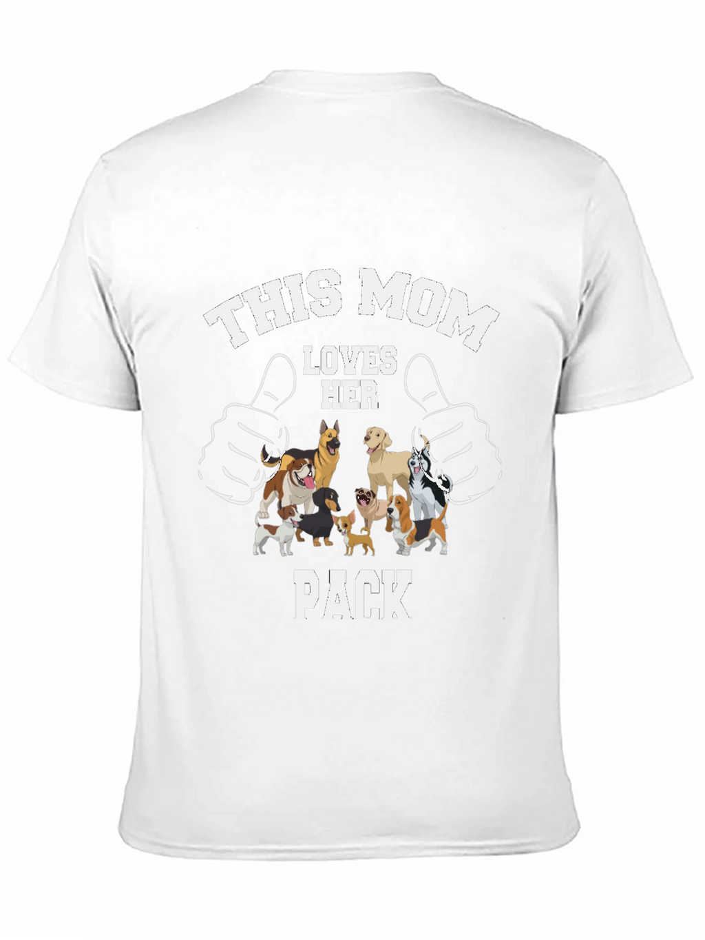 This Mom Loves Her Pack Dog T-Shirt