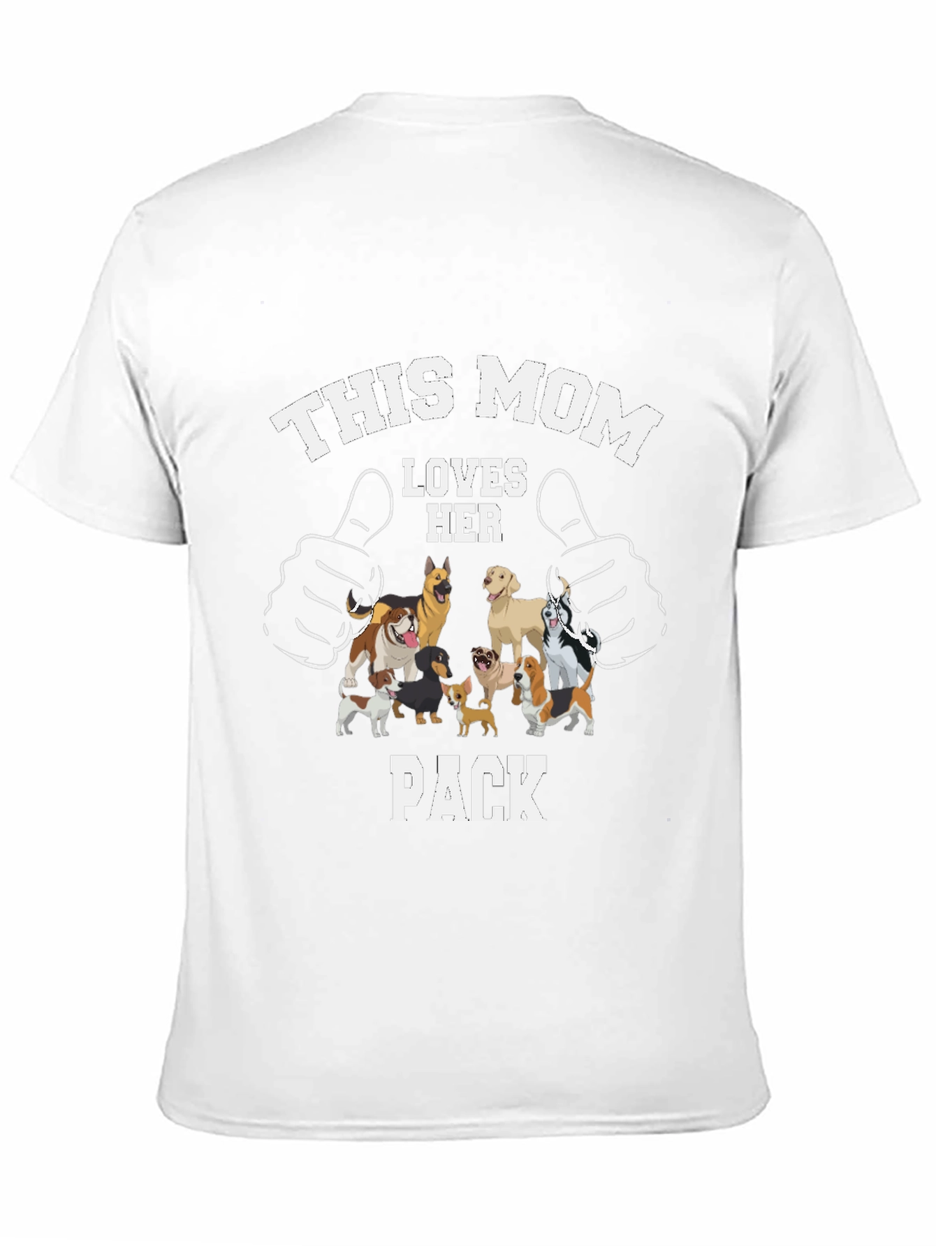 This Mom Loves Her Pack Dog T-Shirt