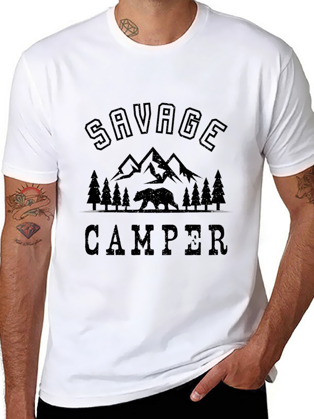 Savage Camper Graphic T-Shirt